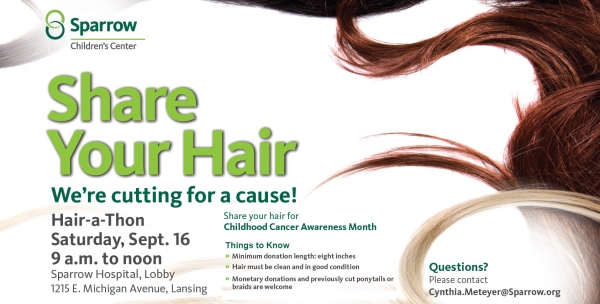 Sparrow Hospital Cut-a-thon is Approaching! - Wigs4Kids of Michigan - Blog  and News