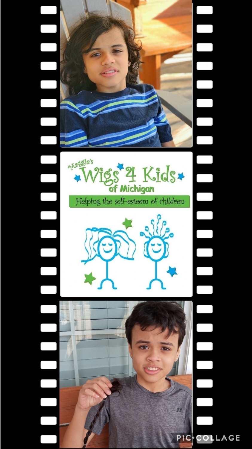 Travis Donates His Hair for Loved Ones Wigs4Kids of Michigan