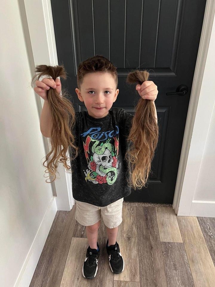 Mullet Champ Cash Donates His Hair Wigs4Kids of Michigan Blog and News