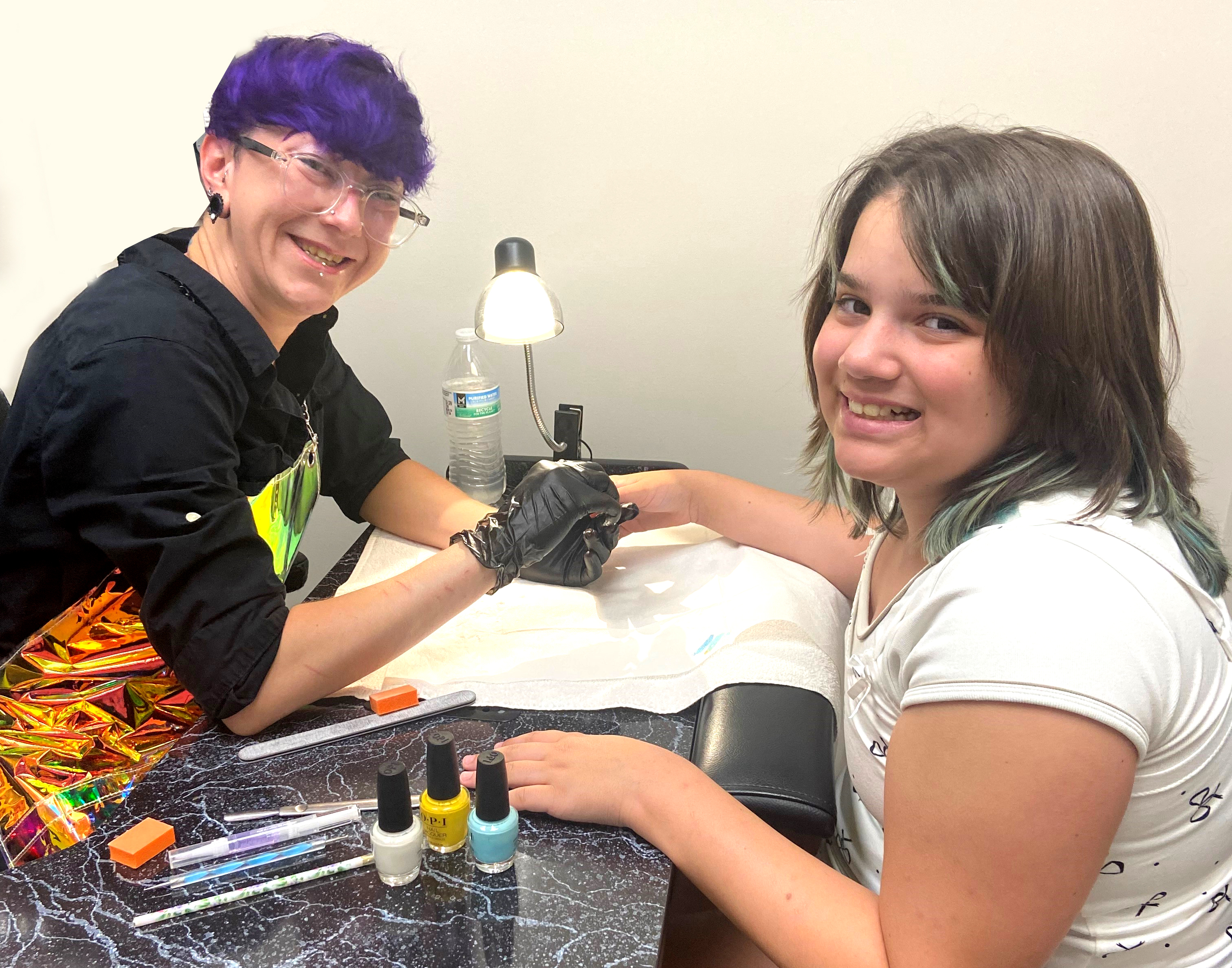 Support services for Children and Families in Michigan  - Breanna%20nails%20with%20Kaleigh