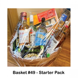 2 Bags of Pistachios,
5pk Mexico Premium Tequila,
Bacardi Rum,
Captain Morgan,
Dewar’s White Label Scotch,
Mama Walker’s 
Blueberry Pancake,
Pinnacle Vodka,
Smirnoff Grape
