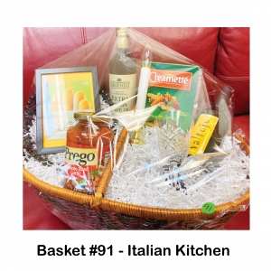 $25 Olive Garden Gift Card,
2 Crystal Glasses,
Black Ceramic Bowl,
Candle,
Noodles,
Olive Oil,
Prego Sauce,
Valtojo Red Wine