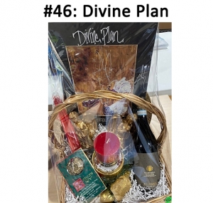 Pillar Candle, Gold Holiday Centerpiece with Charger plate, Two Angel Candle Holders & Candles, Angel Art - Divine Plan, Wine Glass Topper, Santa's Key Ornament, Visa Gift Card
Pertinace Bottle of Red Wine

Total Basket Value: $216.00